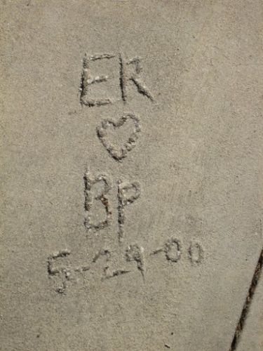 Our_initials_outside_Jennie_Murphree