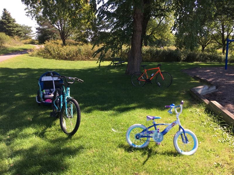 family bike ride