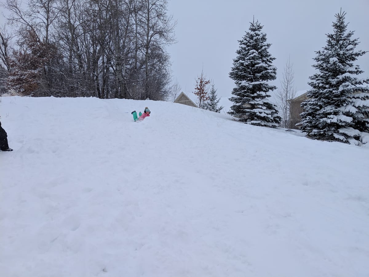 sledding