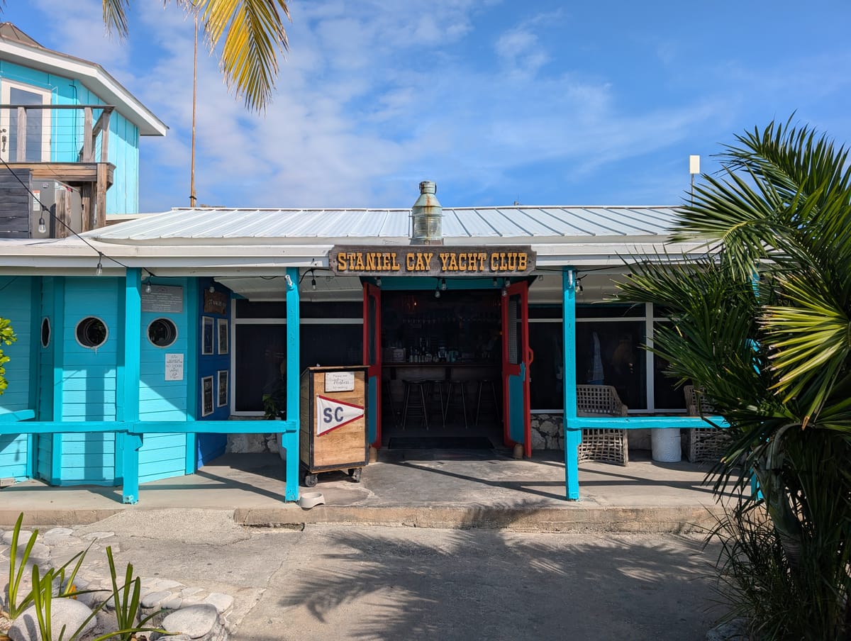 staniel cay, bahamas